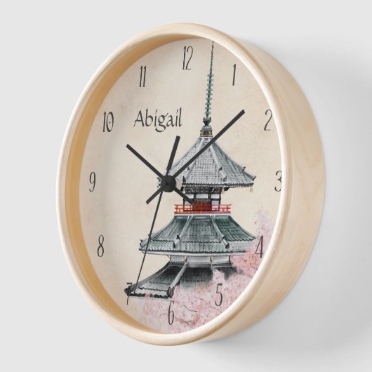 Aangepaste Japanse tempelCherry Blossom Japan (Hoek)