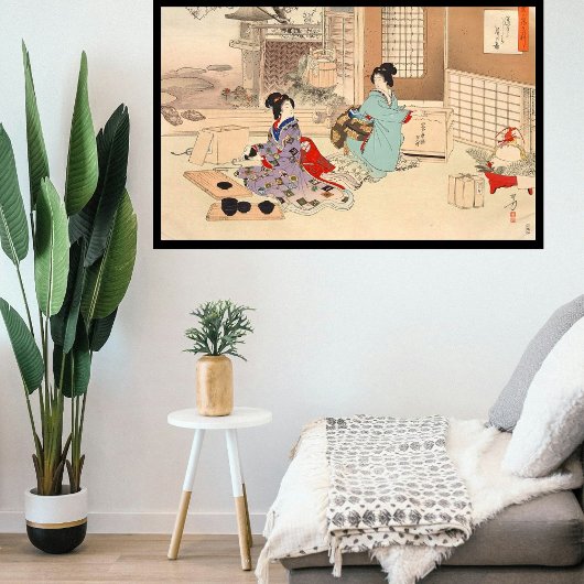 Aangepaste  Japanse theeceremonie Art 1 Poster