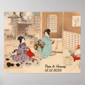 Aangepaste  Japanse theeceremonie Art 1 Poster (Voorkant)