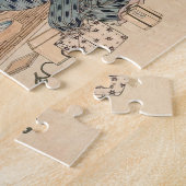 Aangepaste  Japanse theeceremonie Art 2 Legpuzzel (Zijkant)