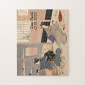Aangepaste  Japanse theeceremonie Art 2 Legpuzzel (Verticaal)