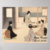 Aangepaste  Japanse theeceremonie Art 5 Poster (Voorkant)