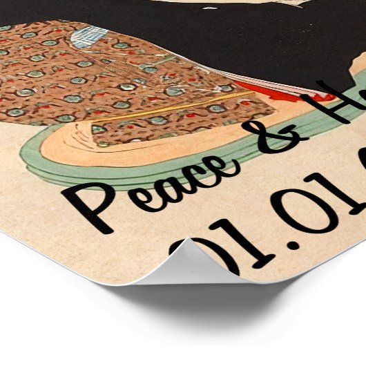 Aangepaste  Japanse theeceremonie Art 5 Poster (Hoek)