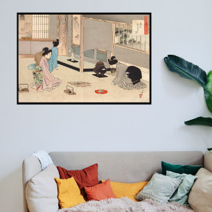 Aangepaste Japanse theeceremonie Art 6 Poster