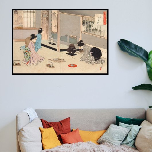 Aangepaste Japanse theeceremonie Art 6 Poster