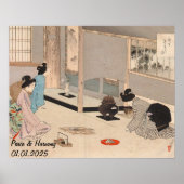 Aangepaste Japanse theeceremonie Art 6 Poster (Voorkant)