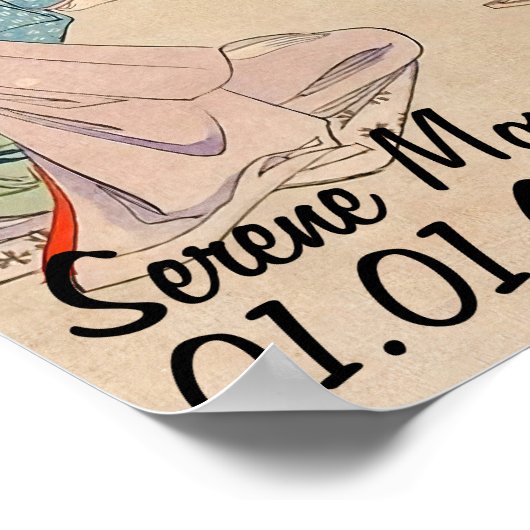 Aangepaste Japanse theeceremonie Art 6 Poster (Hoek)