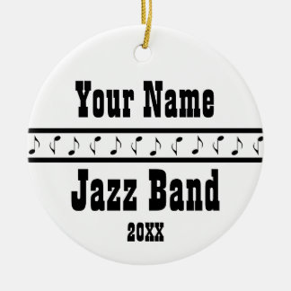 Aangepaste Jazz Band Music Ornament Keepomwille