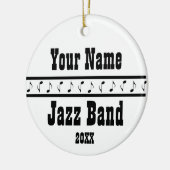 Aangepaste Jazz Band Music Ornament Keepomwille (Links)