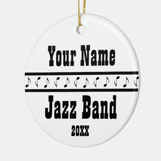 Aangepaste Jazz Band Music Ornament Keepomwille (Links)
