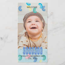 Aangepaste Jelly Beans Baby Foto Aankondiging