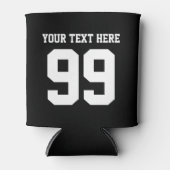 Aangepaste jersey nummer koelboxxen | Bierhouder Blikjeskoeler (Voorkant)