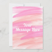 Aangepaste JHOPE BTS Valentijn Roze penseel Kaart (Achterkant)