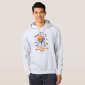 Aangepaste Jigsaw Puzzle Master Locatie Datum Naam Hoodie (Voorkant volledig)