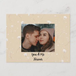 Aangepaste “Jij & Ik Voor Altijd” Foto Valentijnka Feestdagenkaart