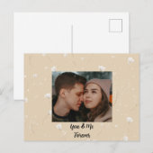 Aangepaste “Jij & Ik Voor Altijd” Foto Valentijnsk Feestdagenkaart (Voorkant / Achterkant)