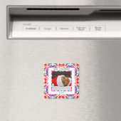 Aangepaste Jolly Feestelijke Kerst Foto Afbeelding Magneet (Insitu (Vaatwasser))