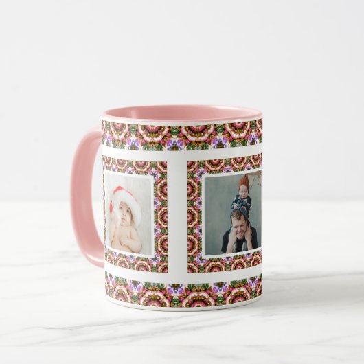 Aangepaste Jolly herfst Herfst Kerstmis Patroon Fo Mok (Voorkant links)