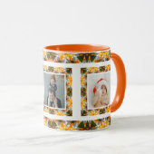 Aangepaste Jolly herfst Herfst Patroon Foto Afbeel Mok (Voorkant rechts)