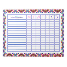 Aangepaste Jolly Kerst ADHD Meisjes Vrouwen Planne Notitieblok