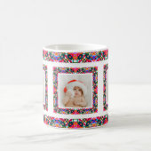 Aangepaste Jolly Kerst Patroon Foto Afbeelding Tea Koffiemok (Center)