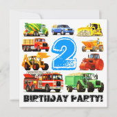 Aangepaste Jongen 2e verjaardag bouwwedstrijd Kaart (Voorkant)