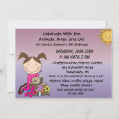 Aangepaste jongens en meisjes Natuur Hike Birthday Kaart (Achterkant)