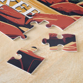 Aangepaste Joshua Tree Grappige Wegrenner Vintage Legpuzzel (Zijkant)