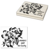 Aangepaste journaling decoratie en bedrijfsadres rubberstempel (Gestempeld)