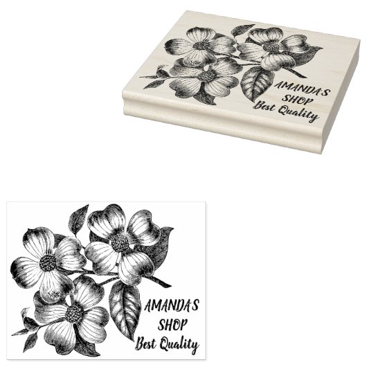 Aangepaste journaling decoratie en bedrijfsadres rubberstempel (Gestempeld)