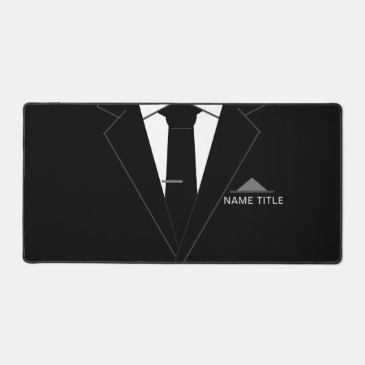 Aangepaste Jouw naam Business Kantoor Funny Bureaumat (Voorkant)