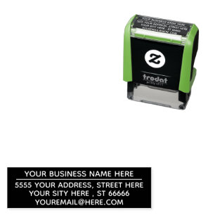 Aangepaste Jouw naam E-mail Adres Stempel Sjabloon
