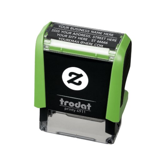 Aangepaste Jouw naam E-mail Adres Stempel Sjabloon (Product)