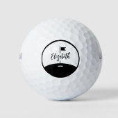 Aangepaste Jouw naam Golf Balls toevoegen Golfballen (Voorkant)