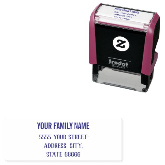 Aangepaste Jouw naam retouradres stempel (In situ)