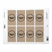 Aangepaste Jouw naam toevoegen, Logo, foto, Etiket (Full Sheet)