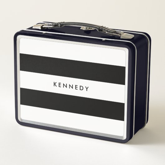 Aangepaste Jouw naam zwart-wit strepen toevoegen (Achterkant)