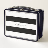 Aangepaste Jouw naam zwart-wit strepen toevoegen (Voorkant)