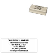 Aangepaste Jouw namen Adresinformatie Rubber Stemp Rubberstempel (Gestempeld)