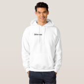 Aangepaste jouw namen hoodie (Voorkant volledig)