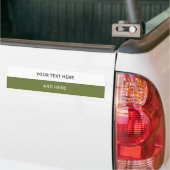 Aangepaste jouw tekst, afbeelding en achtergrondkl bumpersticker (Op Truck)