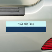 Aangepaste jouw tekst, afbeelding en achtergrondkl bumpersticker (Op auto)