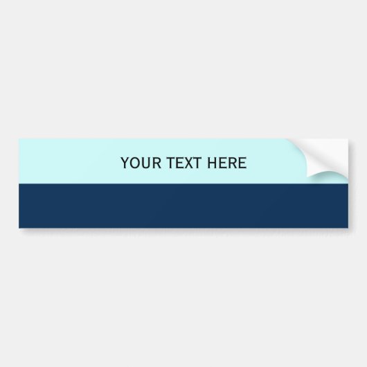 Aangepaste jouw tekst, afbeelding en achtergrondkl bumpersticker (Voorkant)