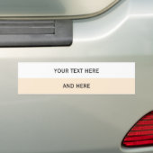 Aangepaste jouw tekst, afbeelding en achtergrondkl bumpersticker (Op auto)