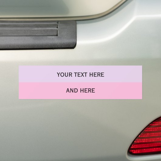 Aangepaste jouw tekst, afbeelding en achtergrondkl bumpersticker (Op auto)