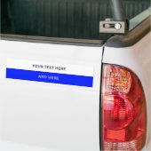Aangepaste jouw tekst, afbeelding en achtergrondkl bumpersticker (Op Truck)