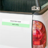 Aangepaste jouw tekst, afbeelding en achtergrondkl bumpersticker (Op Truck)