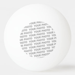 Aangepaste jouw tekst, afbeelding en achtergrondkl pingpongbal