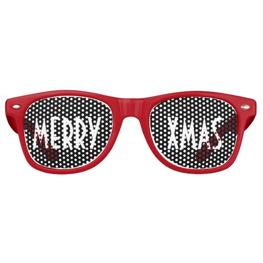 Aangepaste jouw tekst, afbeelding en achtergrondkl retro zonnebril (Voorkant)