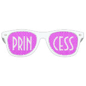 Aangepaste jouw tekst, afbeelding en achtergrondkl retro zonnebril (Voorkant)